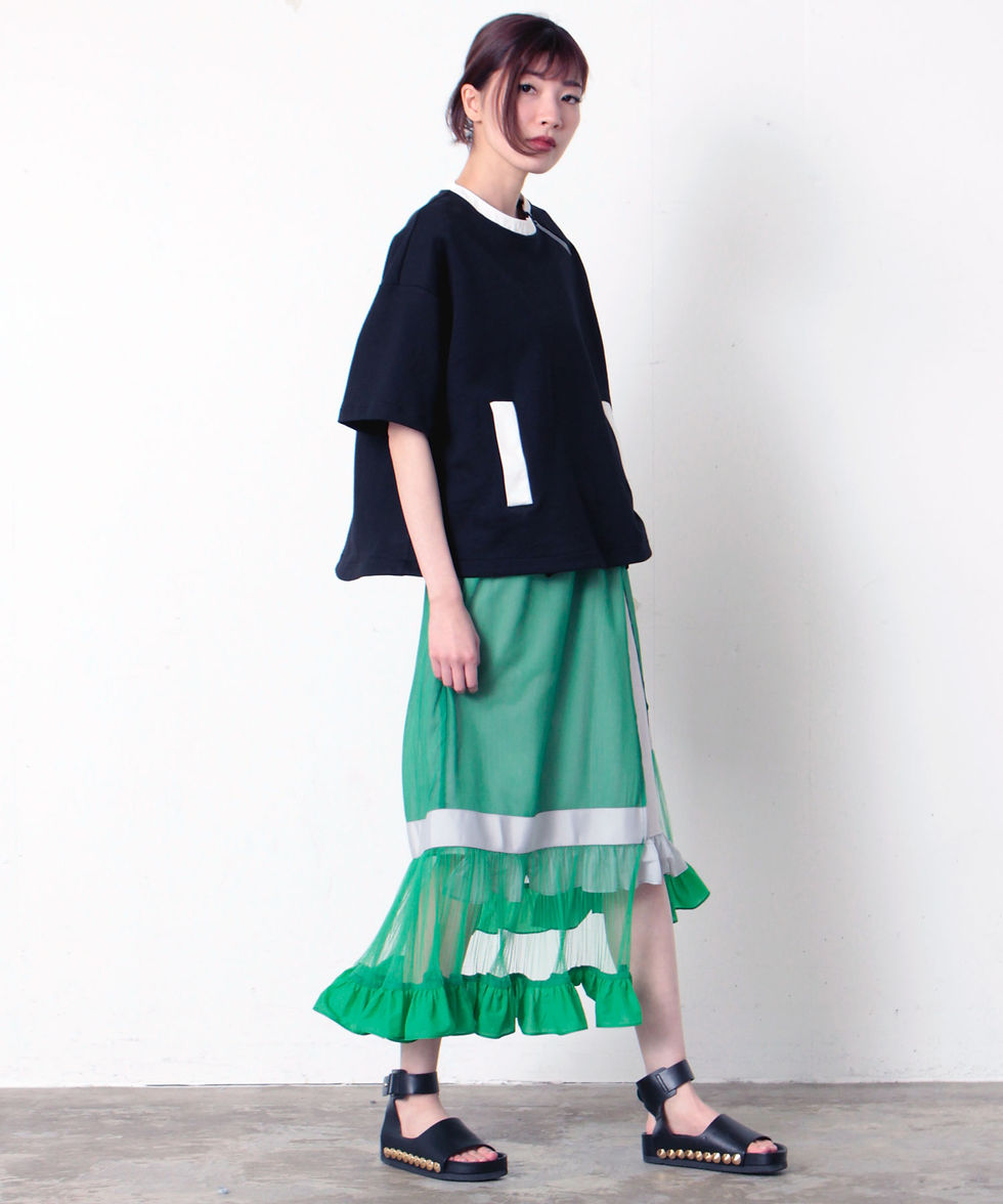 サムネイル： Zipper neck sweat pullover