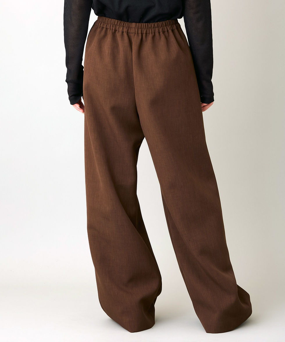 サムネイル： Double cross wide full length pants