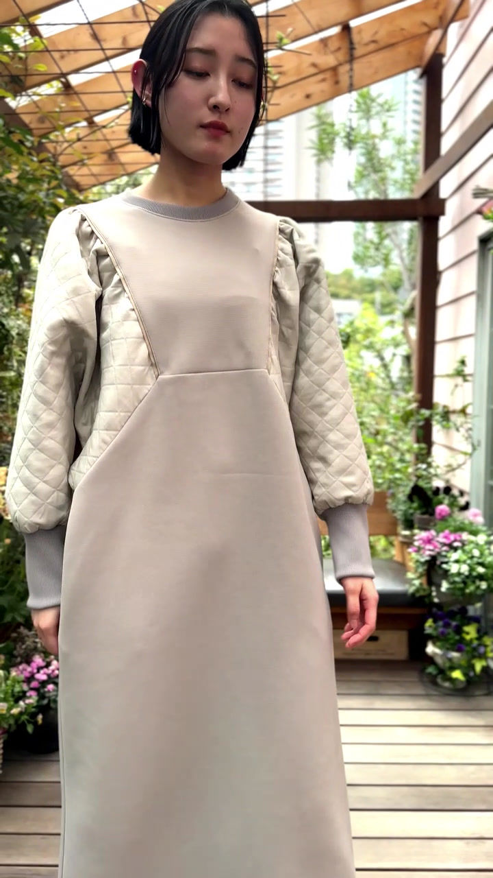 サムネイル： Volume sleeve dress