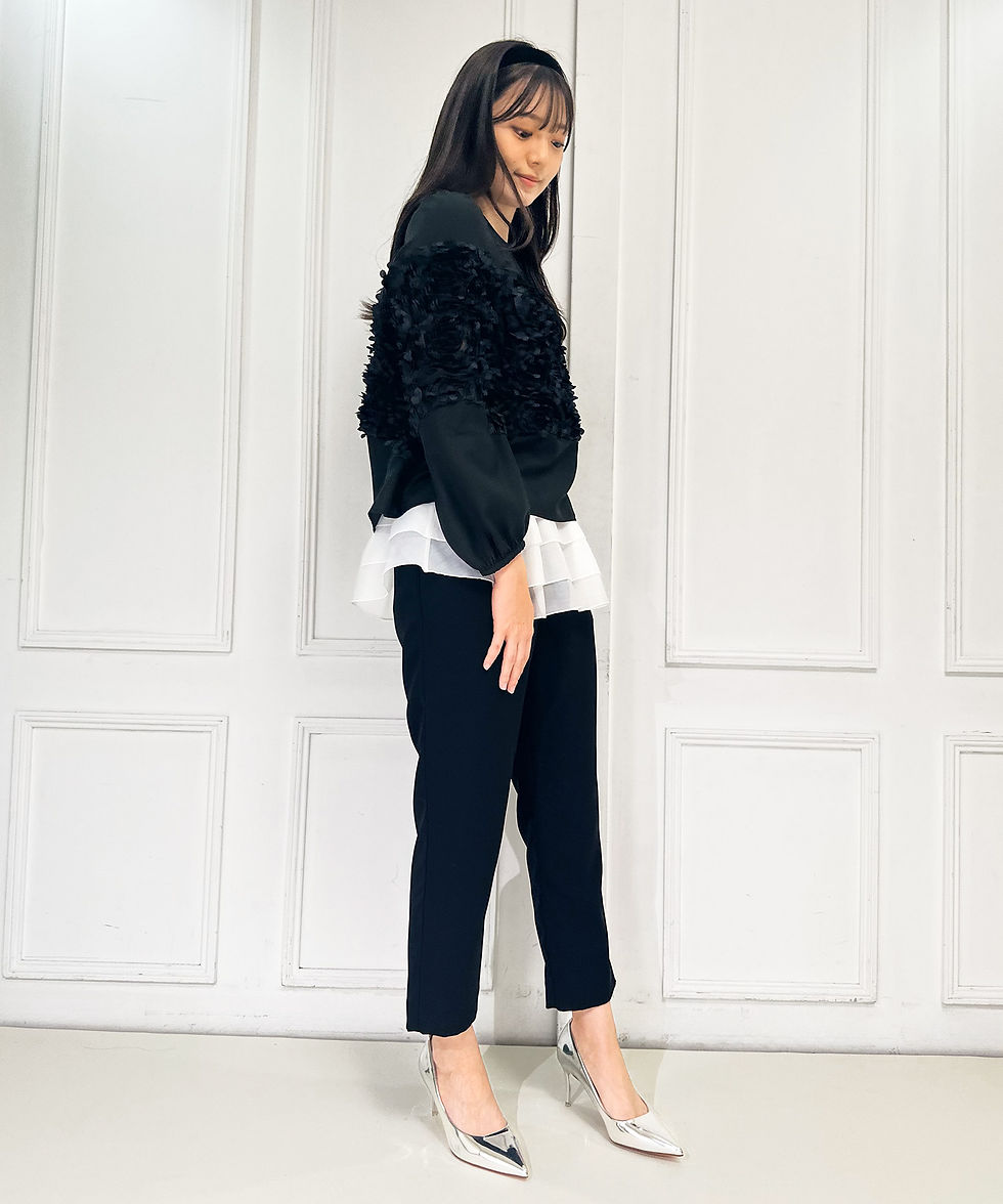 サムネイル： Layered frill peplum parts