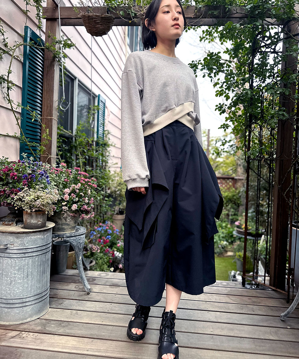 サムネイル： Cropped sweatshirt(製品)