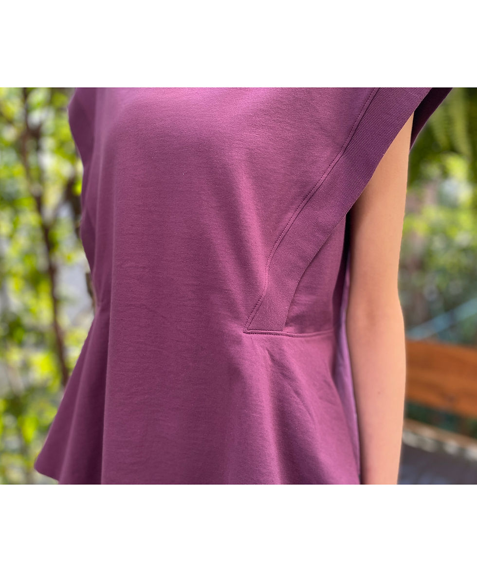 サムネイル： Organic cotton tuck design Tee