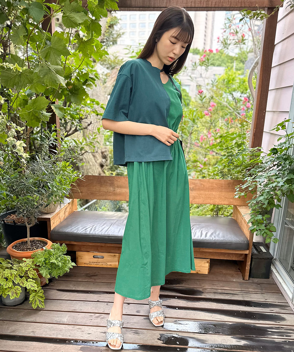 サムネイル： Washer Tee set design dress(製品）