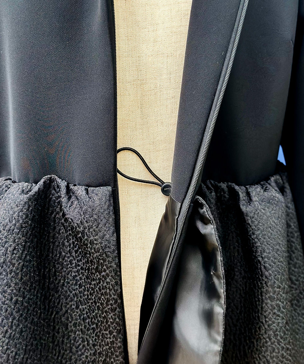 サムネイル： 【Prime Black Series】Peplum design formal dress