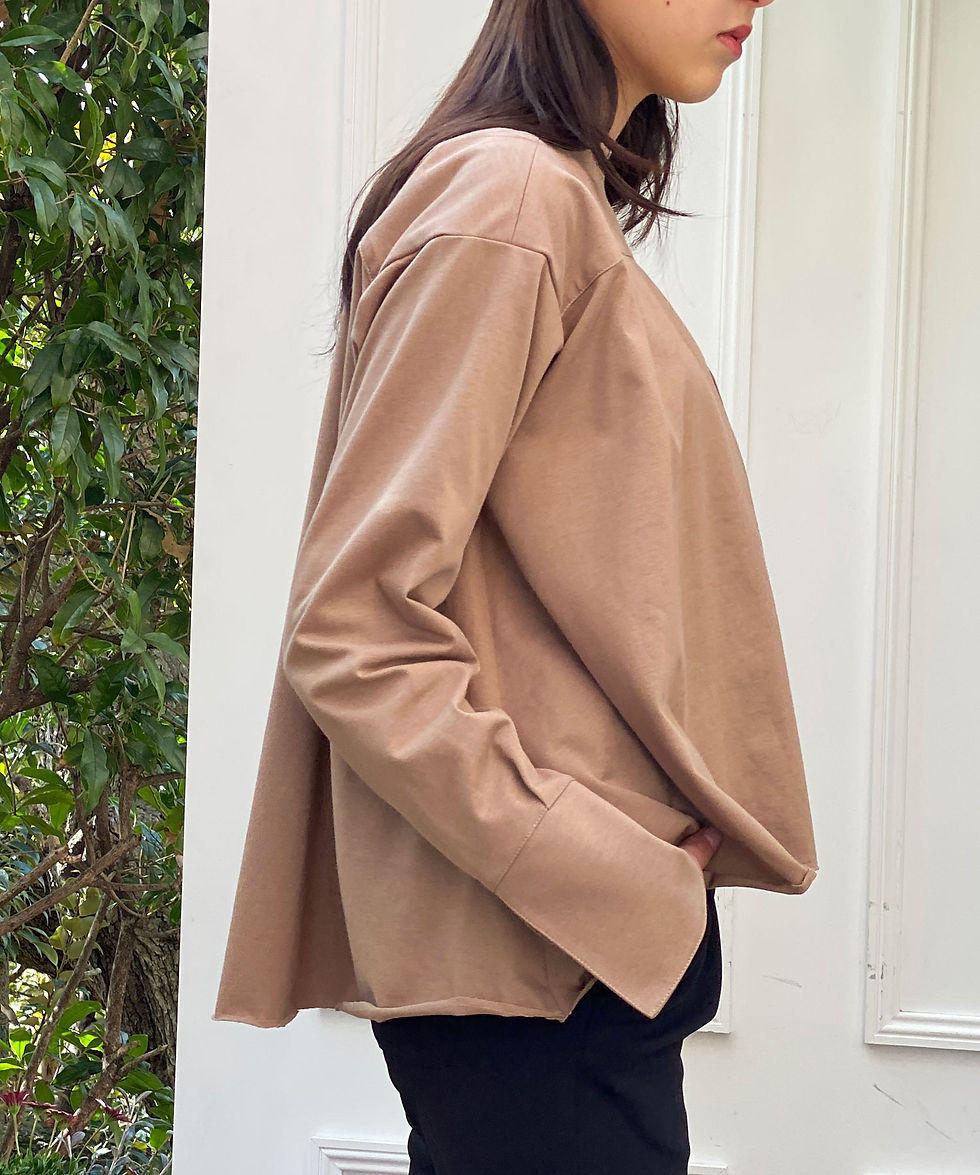 サムネイル： ★Jersey flare design blouse
