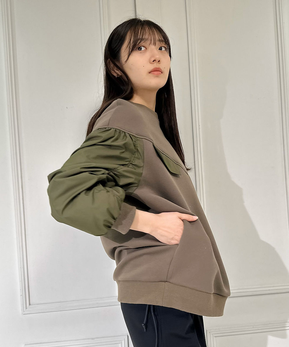 サムネイル： MA-1 mix design pullover(SAMPLE)