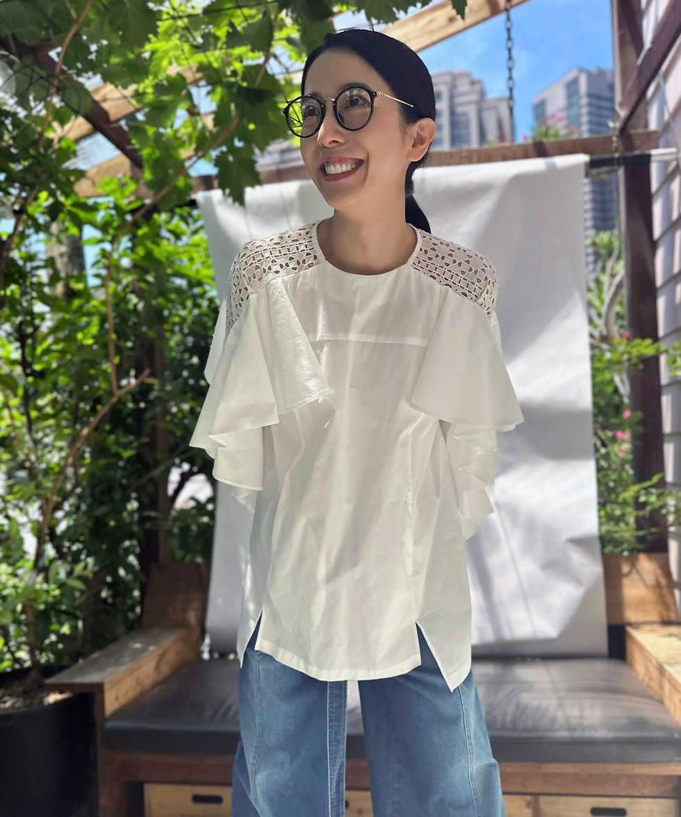 サムネイル： Shoulder lace cascad tunic(製品OFF)