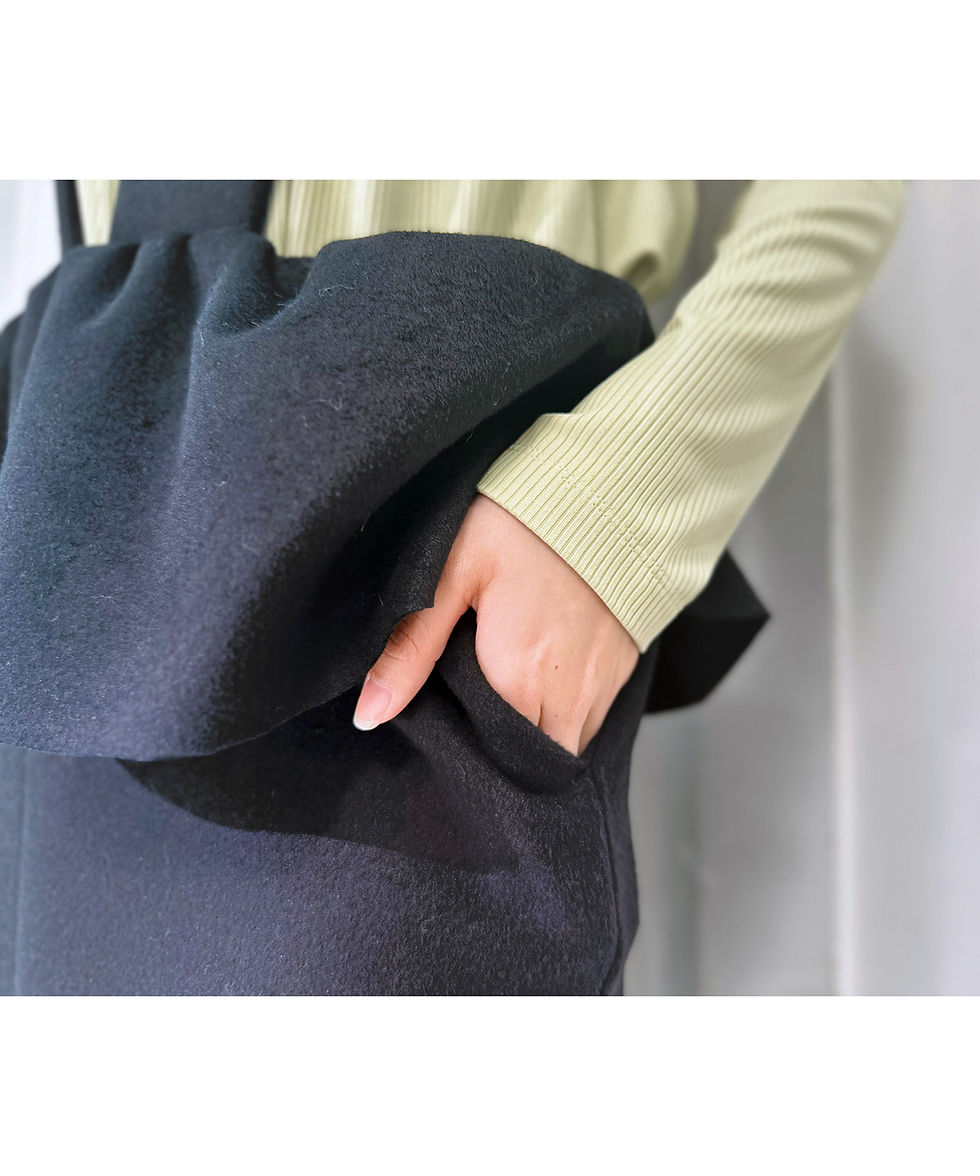 サムネイル： Rever beaver peplum salopette skirt
