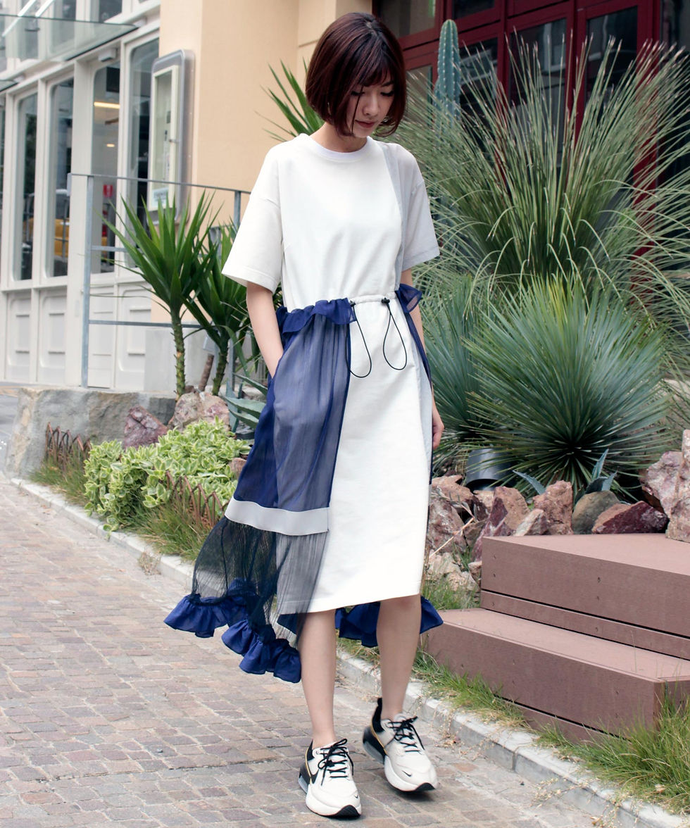 サムネイル： Tulle pleated dress