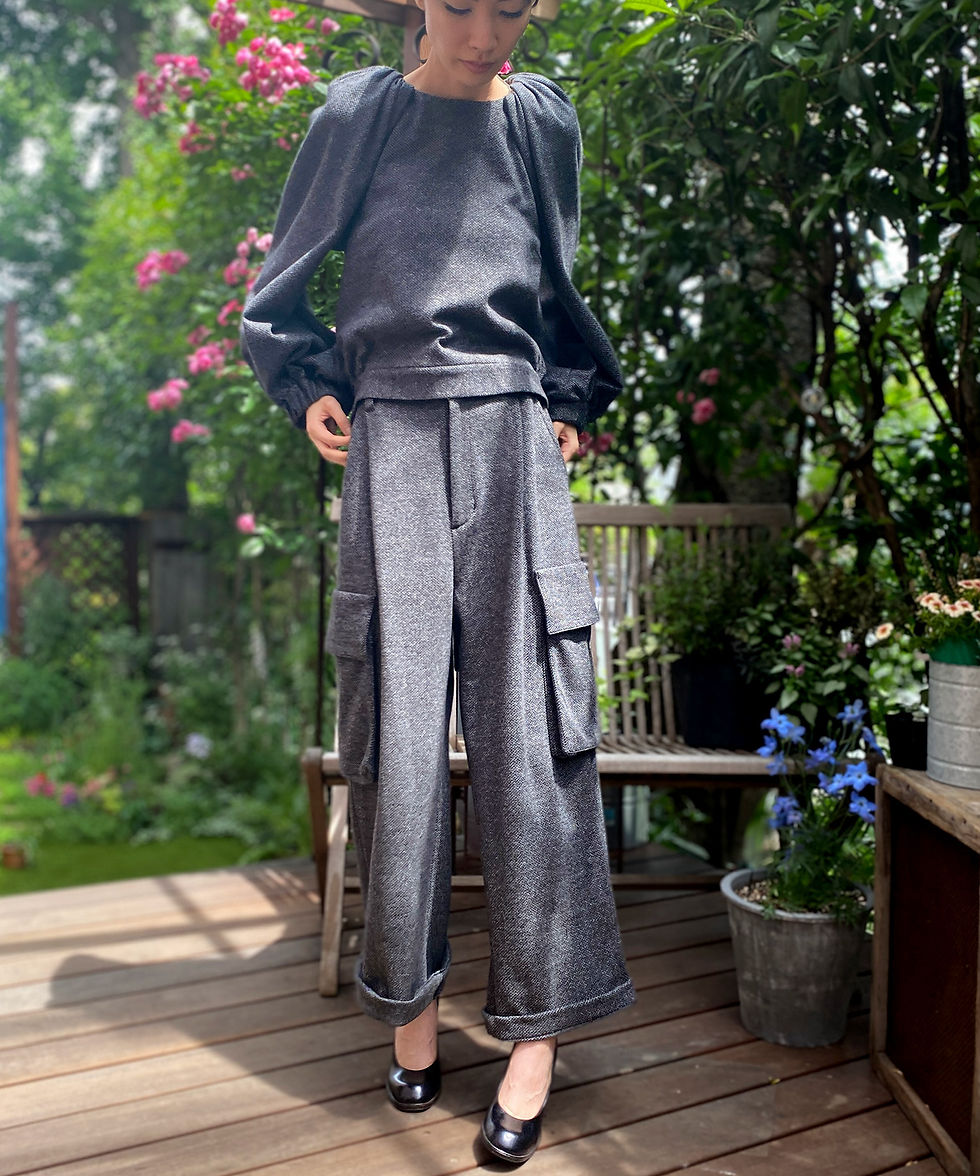 サムネイル： Wool mix jersey pullover