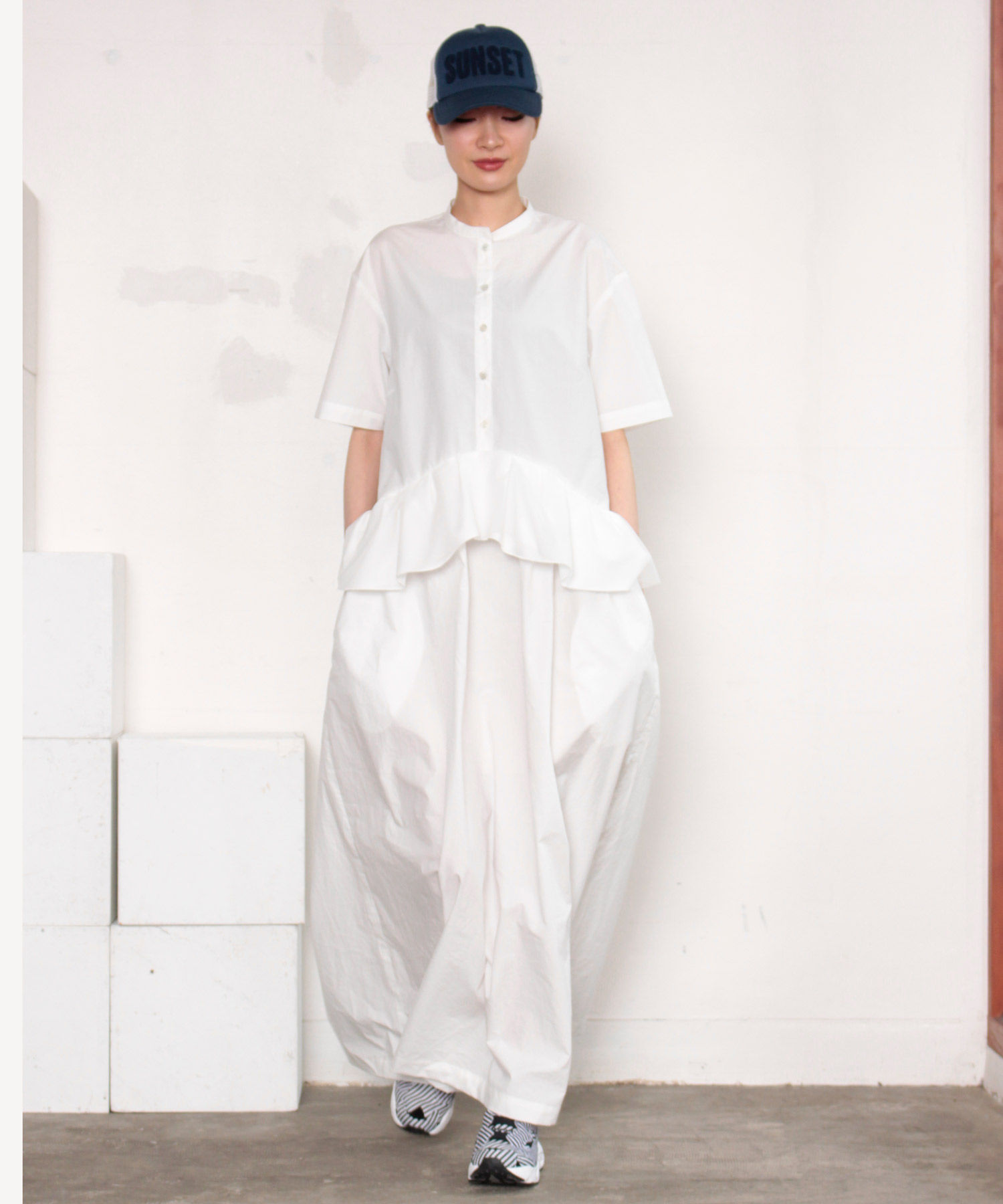 Tulle frilled dress