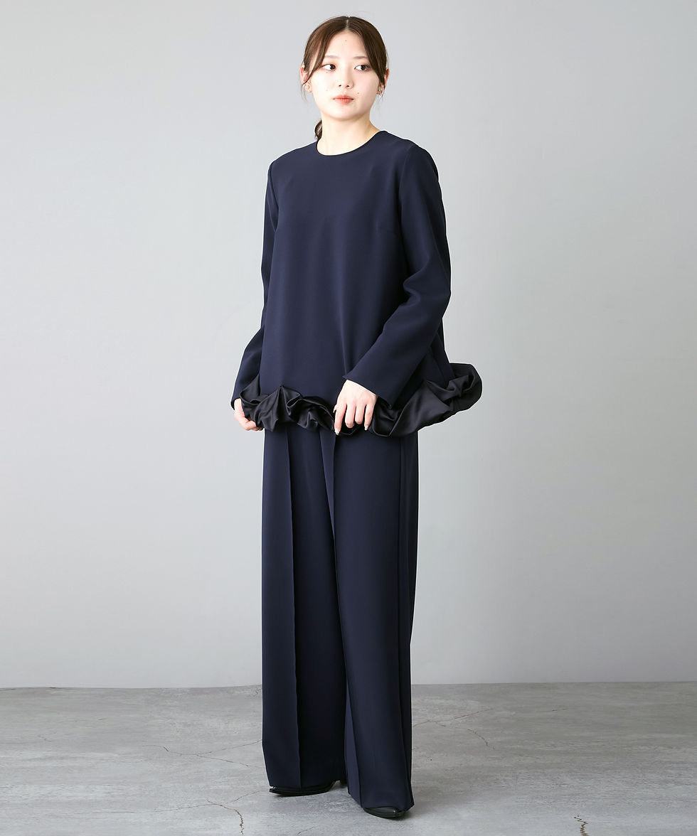 サムネイル： 【Navy Series】Wide full length pants