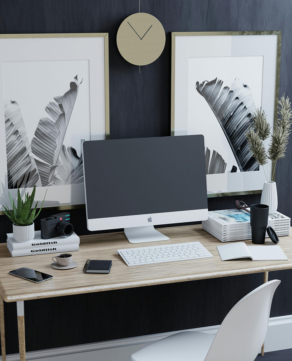 Laptop workspace for international professionals learning French