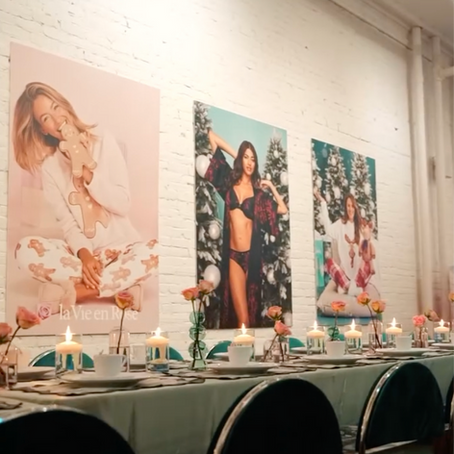 La Vie en Rose Holiday Campaign Launch