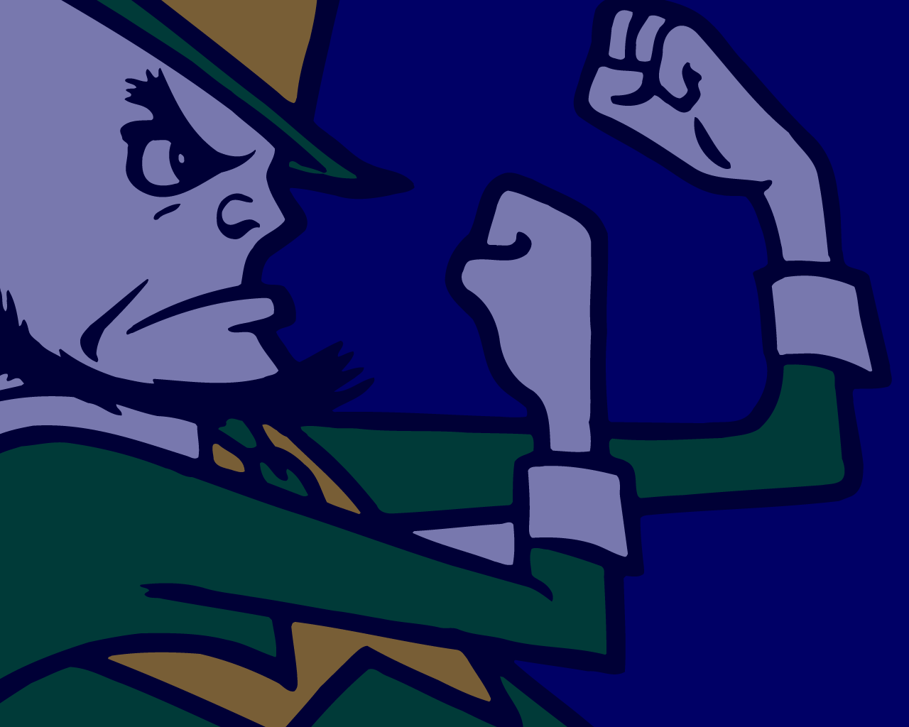 Home Leprechauns Sports Association - 1280x1024 - gif Notre Dame Leprechaun Wallpaper