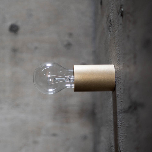 壁付けライト / 丸 (真鍮無垢) | dij