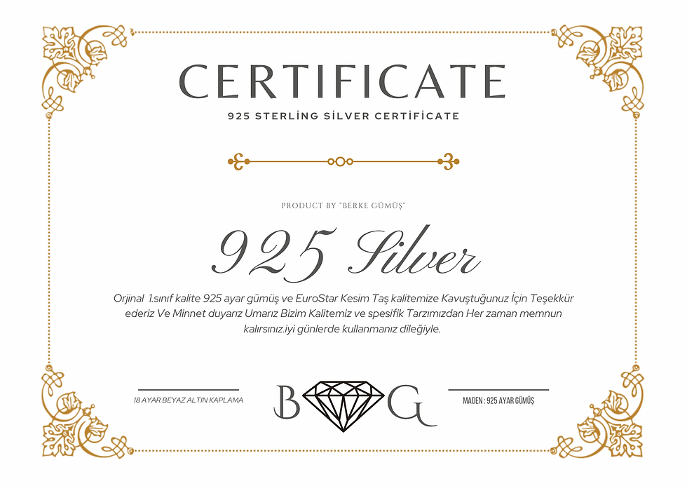 Küçük resim: Özel Sgarit Alexandrite Taş 18 ayar beyaz altın kaplama 925 Ayar Gümüş 