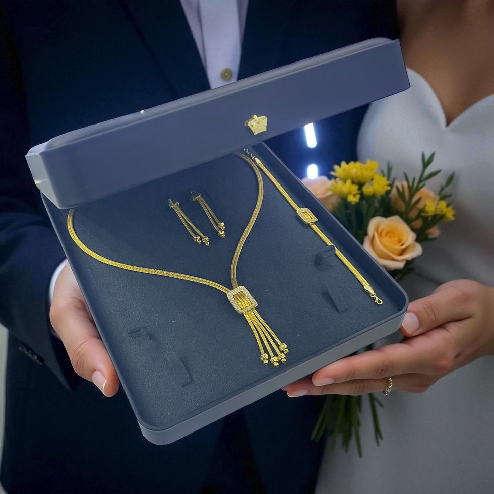 Küçük resim: Kalze set 925 Ayar Gümüş 22 Ayar Altın Kaplama