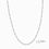Küçük resim: 1,5 mm 925 Ayar Gümüş İnce Figaro Zincir