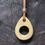 Thumbnail: Droplet Shaped Ash Wood Pendant