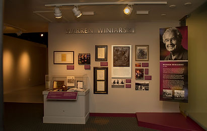 Warren Winiarski's California Hall of Fame Exhibit - photo credit Jose Luis Villegas