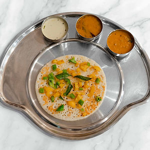 Tomatto Onion Capsicum Uthappam