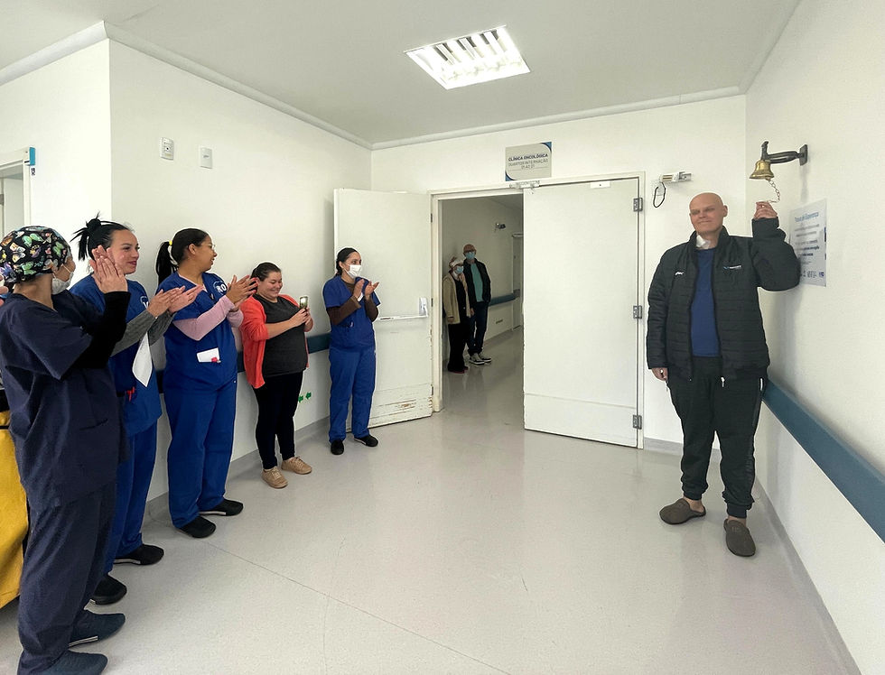 Um “Toque de Esperança” marca fim de tratamentos oncológicos no HRO