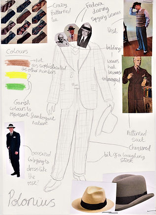 Polonius Costume Collage