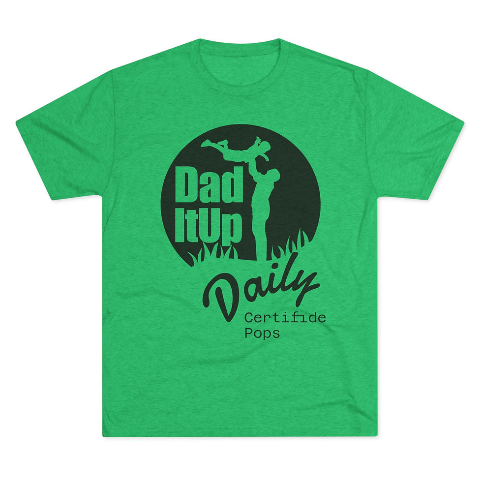 Thumbnail: Dad It Up Tri-Blend Tee, Father's Day Gift, Dad 