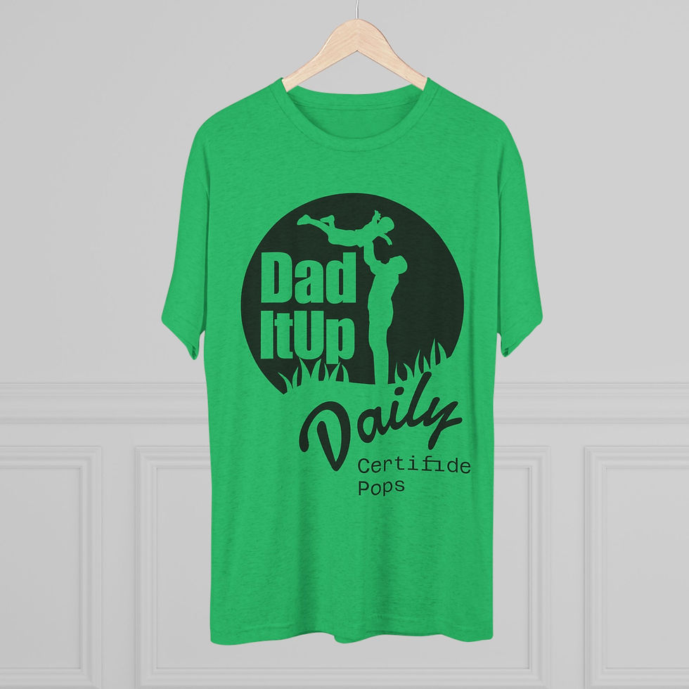 Thumbnail: Dad It Up Tri-Blend Tee, Father's Day Gift, Dad 