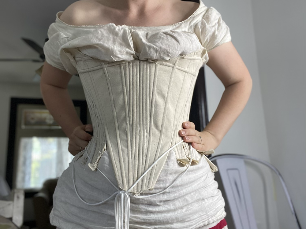 A Tale of Two Corsets Making Victorian and 18th Century Corset Mock ups