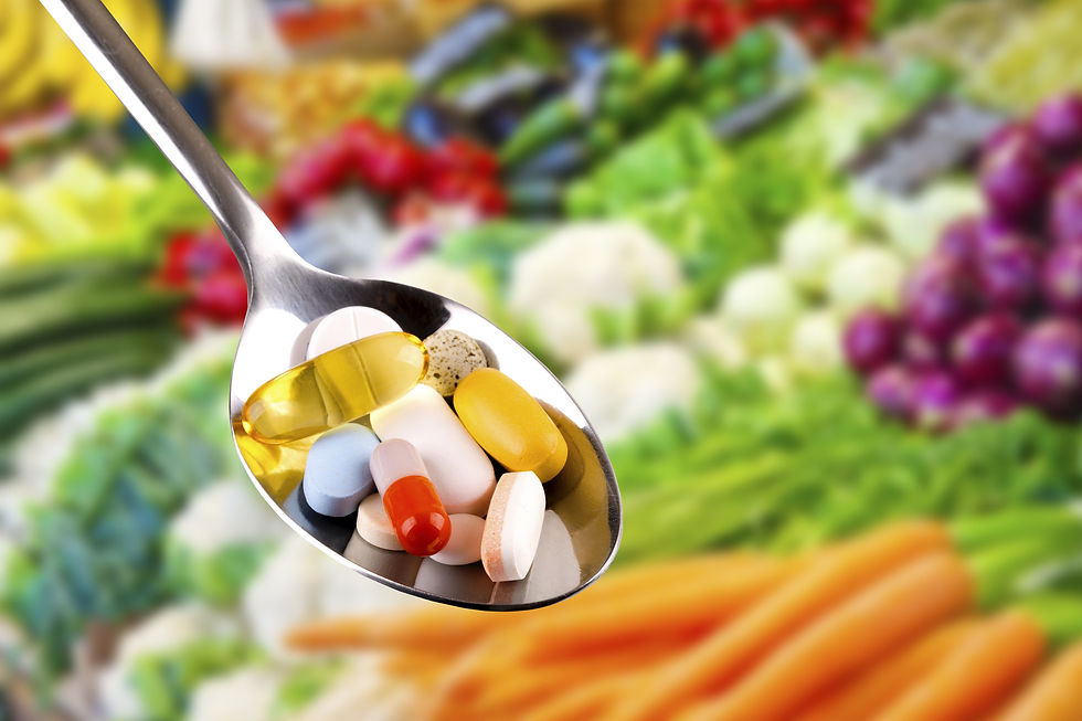 vitamin pills food supplements long hair