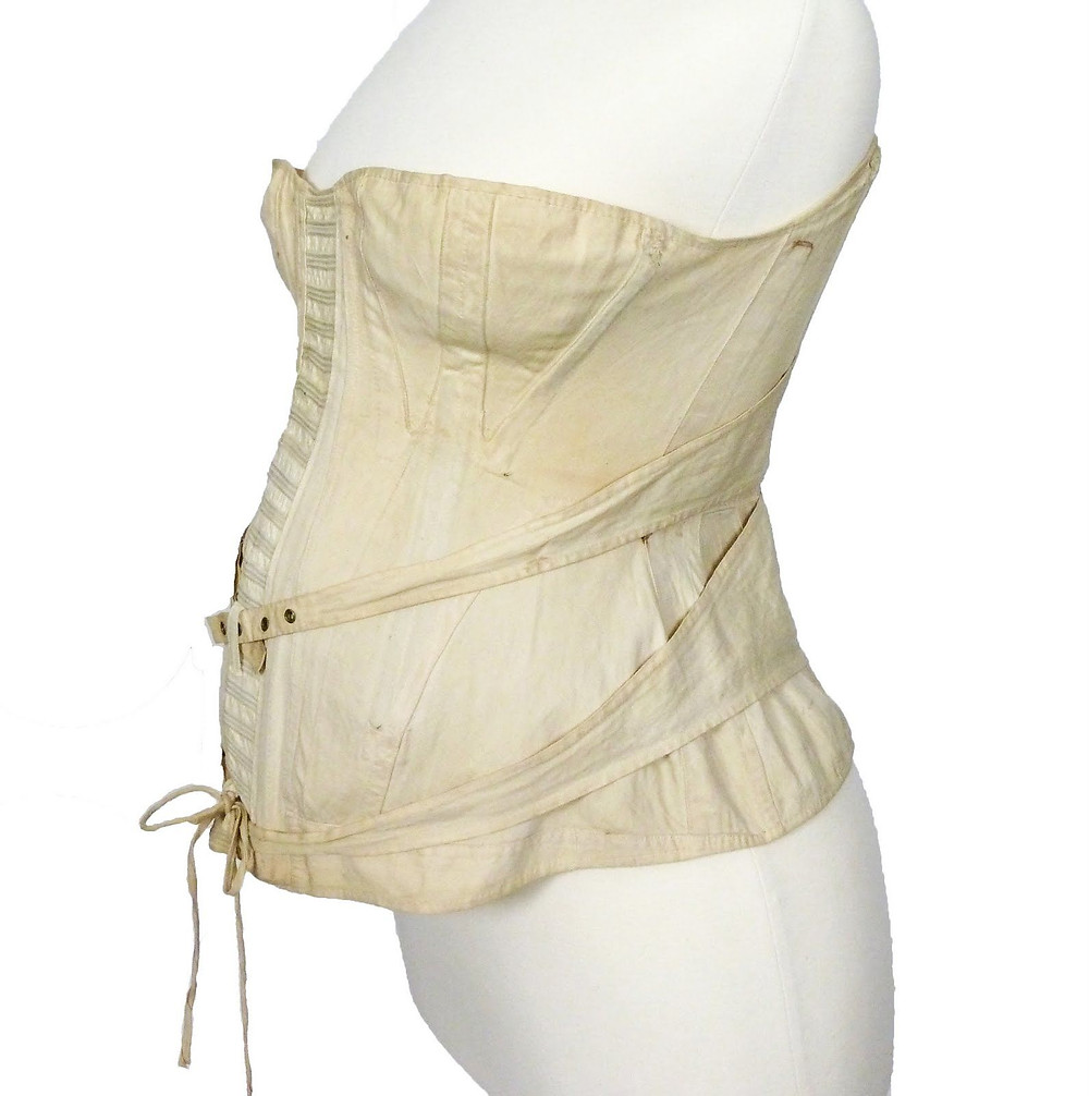 victorian maternity corset historical comfy white pregnancy