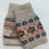 Thumbnail: Oatmeal fingerless mitts - Shetland wool