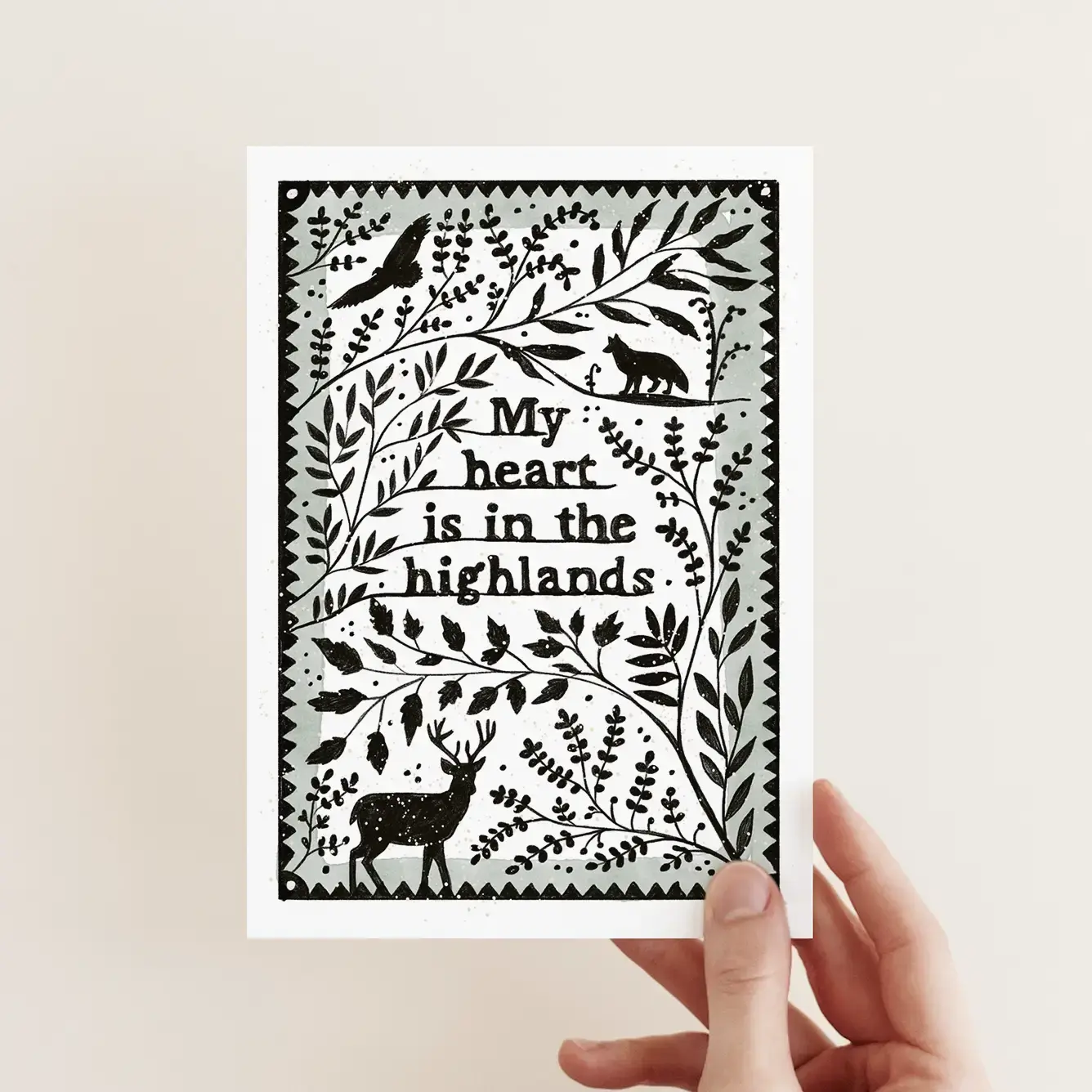 Heart in the Highlands Card