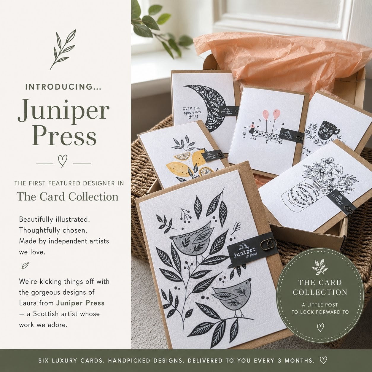 CRAFTY WEE BIRDIE CARD COLLECTION - SUBSCRIPTION