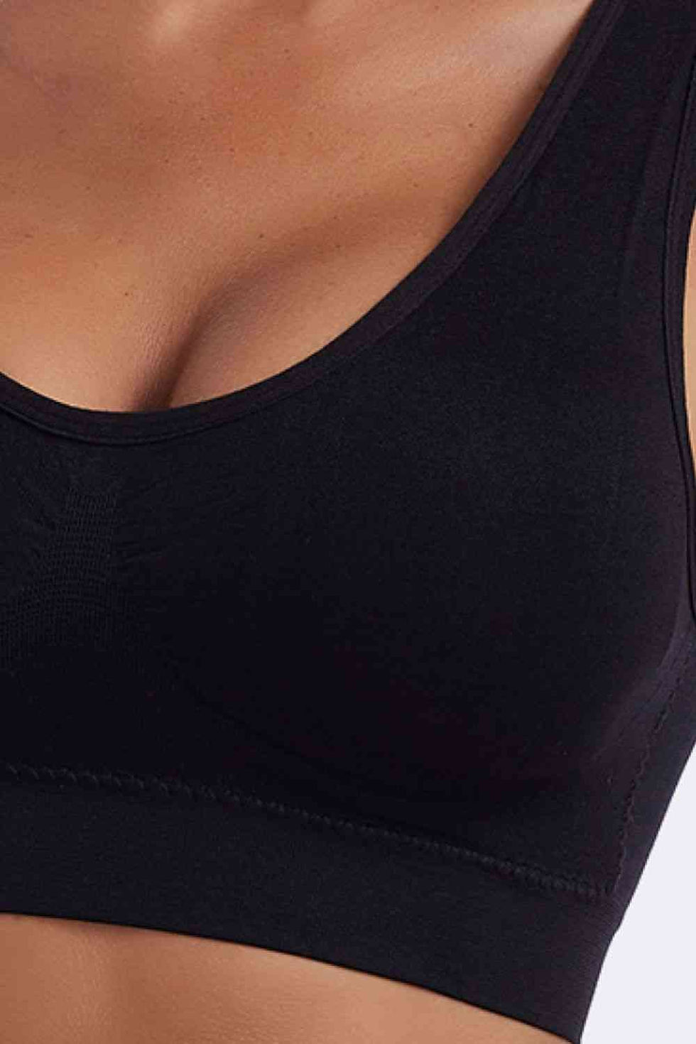 Thumbnail: Full Size Wide Strap Sports Bra-