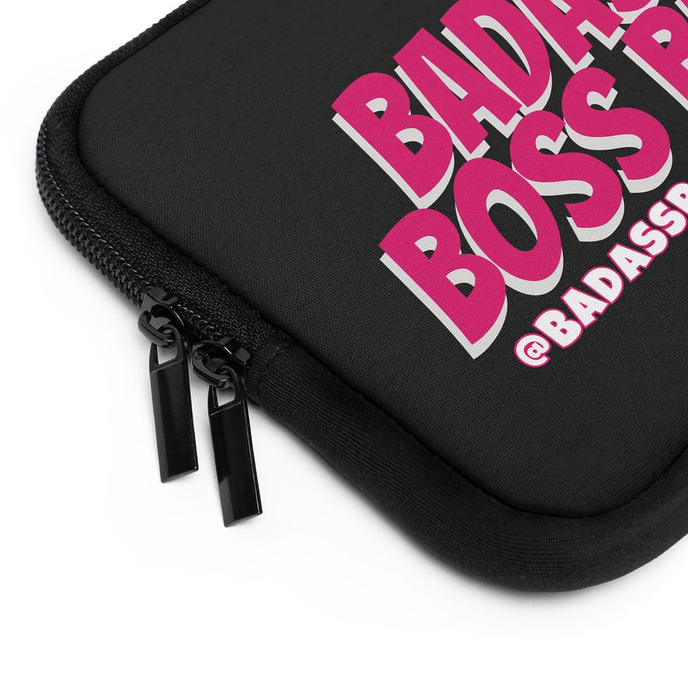 Thumbnail: Badass Boss Babe Laptop Sleeve