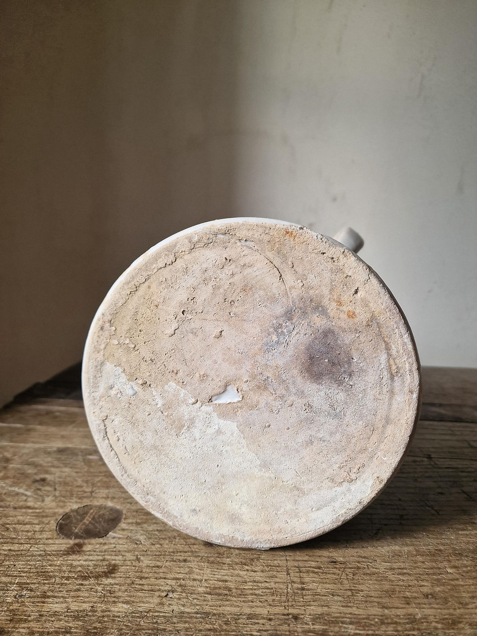 Thumbnail: Antique Italian Terracotta Confit Pot. Glazed. Early 20th Century. Utensil Pot