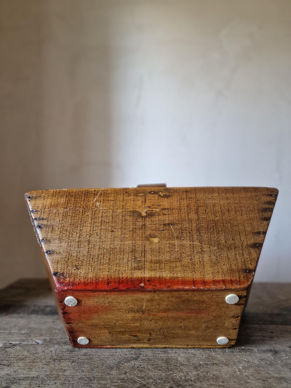 Thumbnail: SOLD Antique Italian Wooden Trug/Basket Early 20th Century