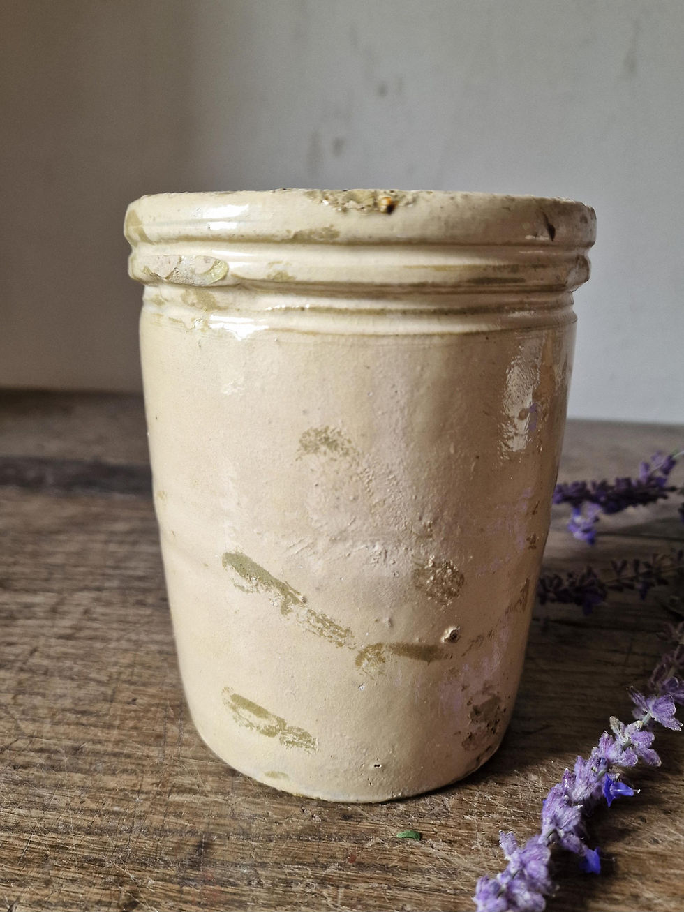 Thumbnail: Antique Italian Sardine Pot. Early 20th Century.