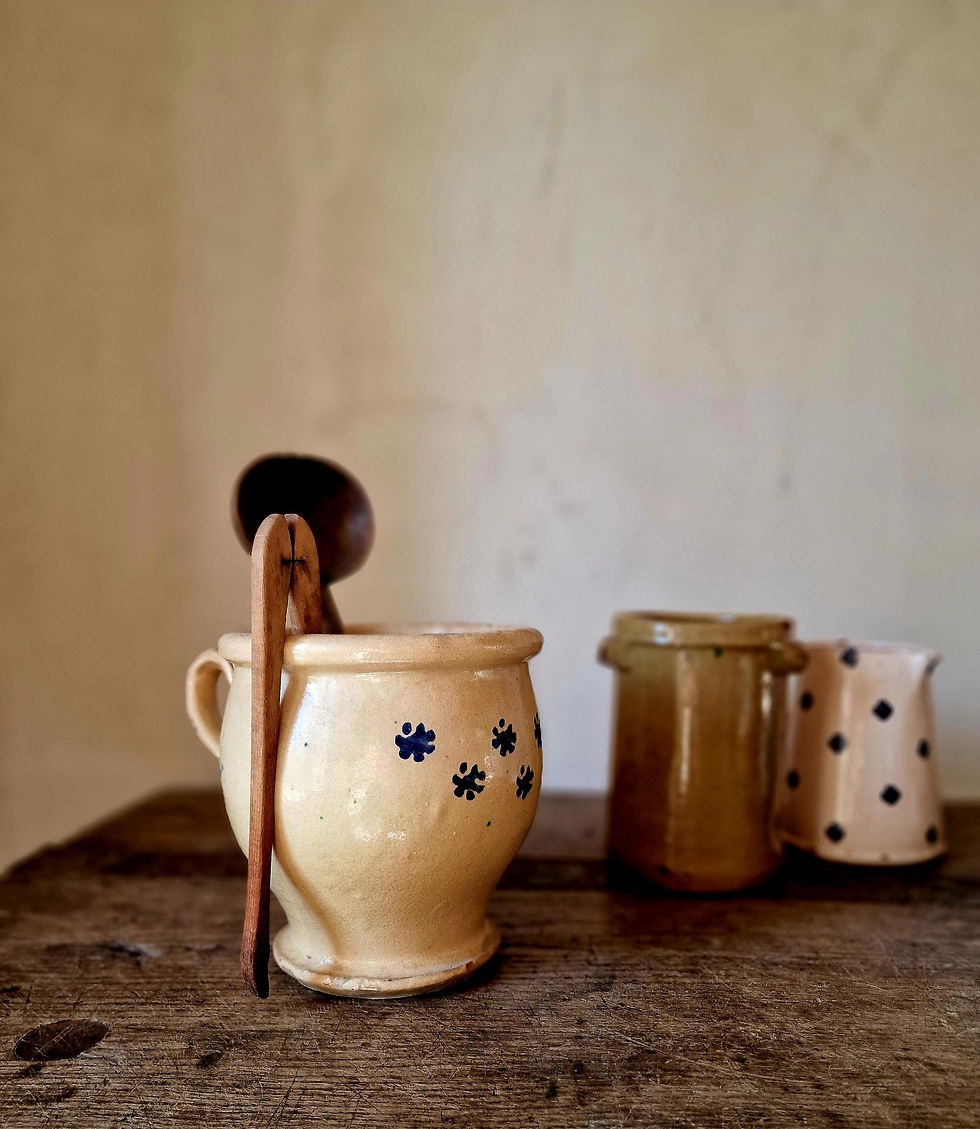 Thumbnail: Vintage Italian Terracotta Hand Made Pot. Glazed. Early 20th Century. Pugliese