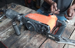 Reparación de martillo eléctrico