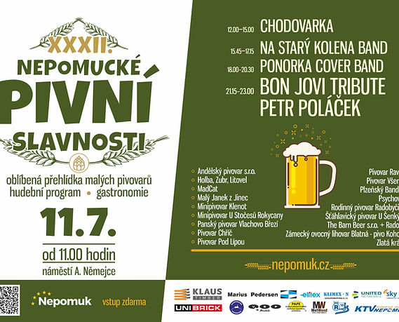 Nepomucké pivní slavnosti 2026