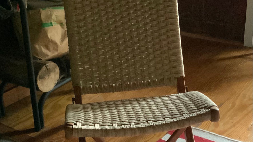 Japanese Danish style folding chair feeling better