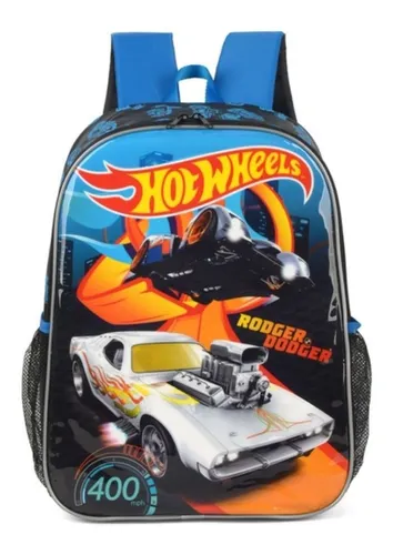 Mochila De Costas Escolar Hot Wheels