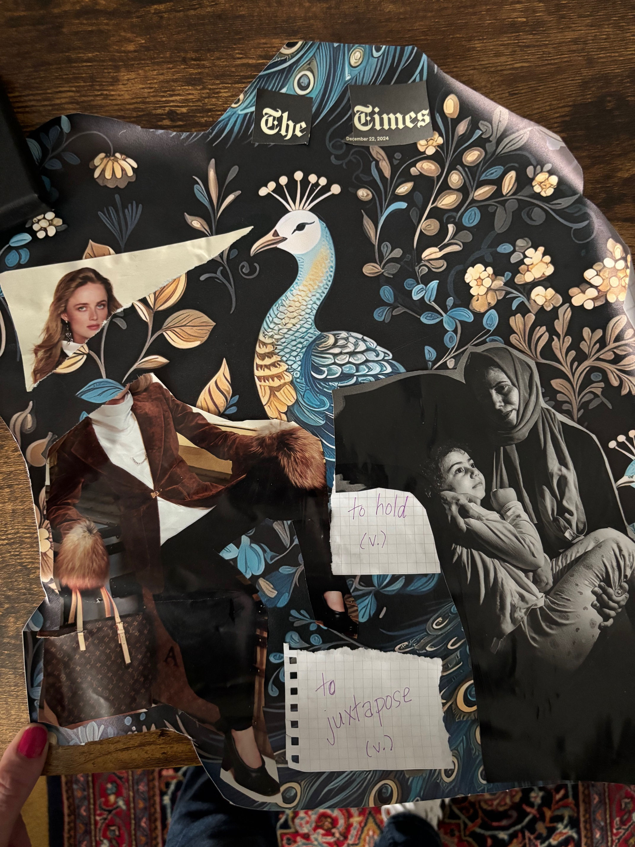 The Yellow-Blue Wallpaper of the Peacock Queen: Global Women's Work