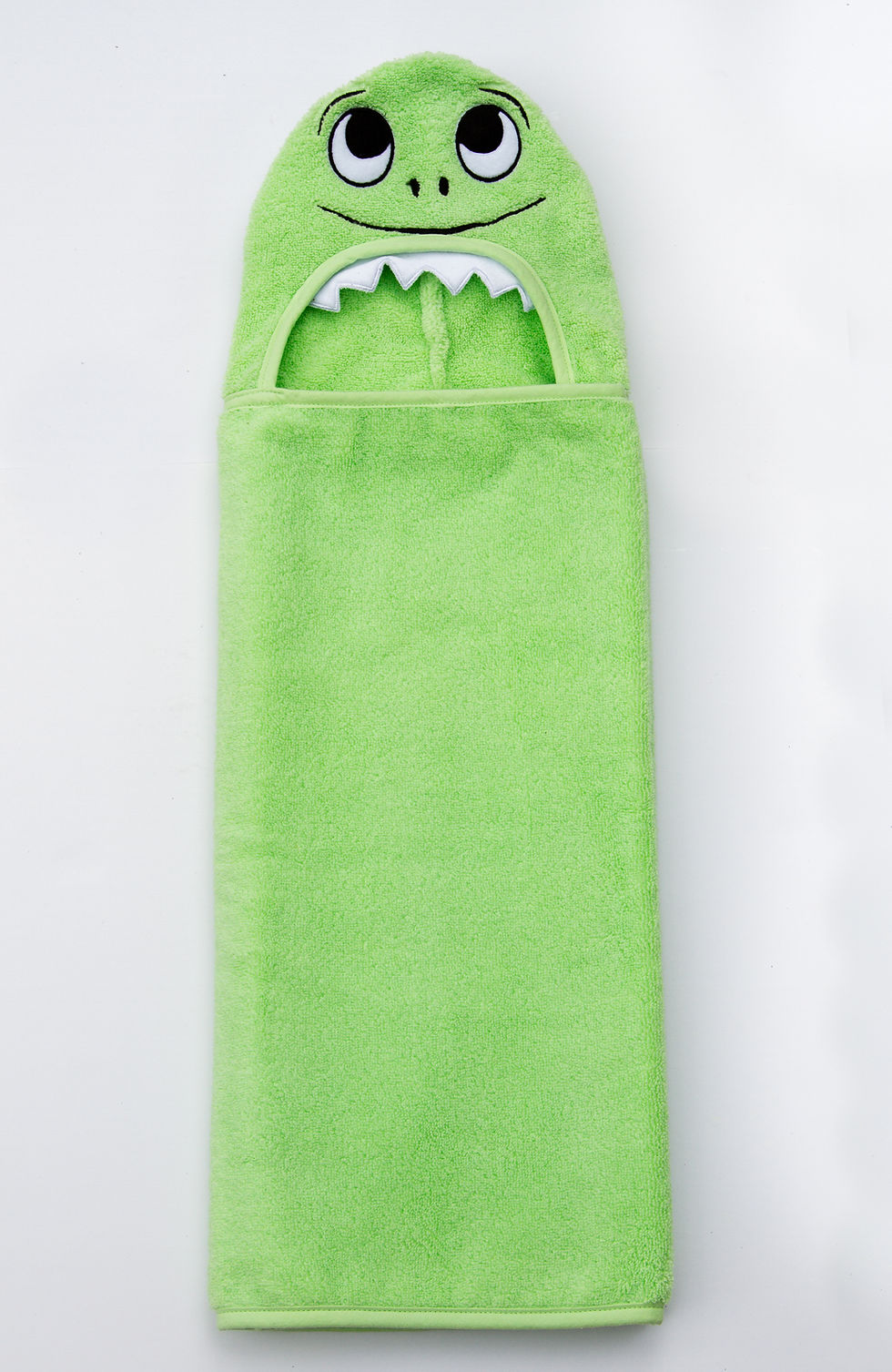 Thumbnail: Dino Hooded Cotton Turkish Towel: Baby