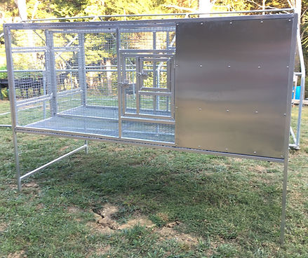 Suspended Quail Aviary