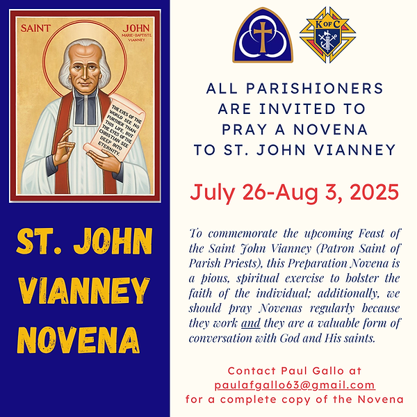 Saint John Vianney Novena - 2025.png